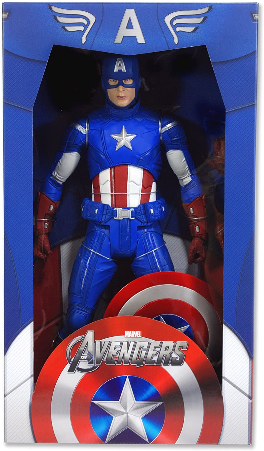Captain America - Avengers Captain America 1/4 Scale Action Figure by NECA