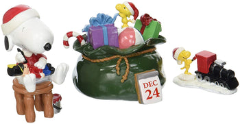 Peanuts - Santa's Helpers Figurines Set of 3 in Box by Enesco D56