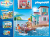 Family Fun - Juego de construcción de heladería frente al mar de Playmobil 