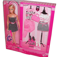Barbie 2008 Pink Series Juego de muñecas de 12 pulgadas