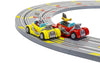 Scalextric My First Looney Tunes Bugs Bunny vs Daffy Duck Batería 1:64 Slot Car Race Track Set G1141T