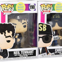 Pet Shop Boys - Neil Tennant &amp; Chris Lowe Juego de 2 Funko Pop en caja individual. Figuras de vinilo