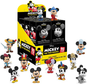 Disney - Mickey Mouse 90 Aniversario Juego completo de 12 piezas Mini Figuras de vinilo por Funko