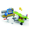 Peanuts - Juego de construcción de avión Flying Ace Green de Ban Bao
