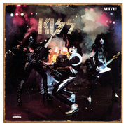 Carátula del álbum "Alive" de KISS Cartel de metal de calibre pesado