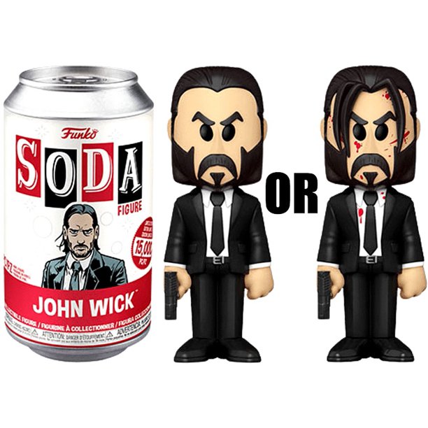 John Wick Movie - Figura de vinilo de John Wick en lata de SODA de Funko