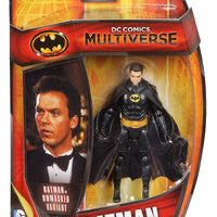 DC Comics Multiverse Figura básica Variante desenmascarada Batman [Michael Keaton] 4 pulgadas