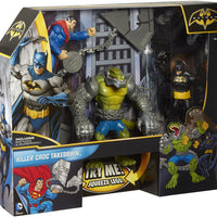 Batman - Juego de figuras de acción Killer Croc Takedown de Mattel 