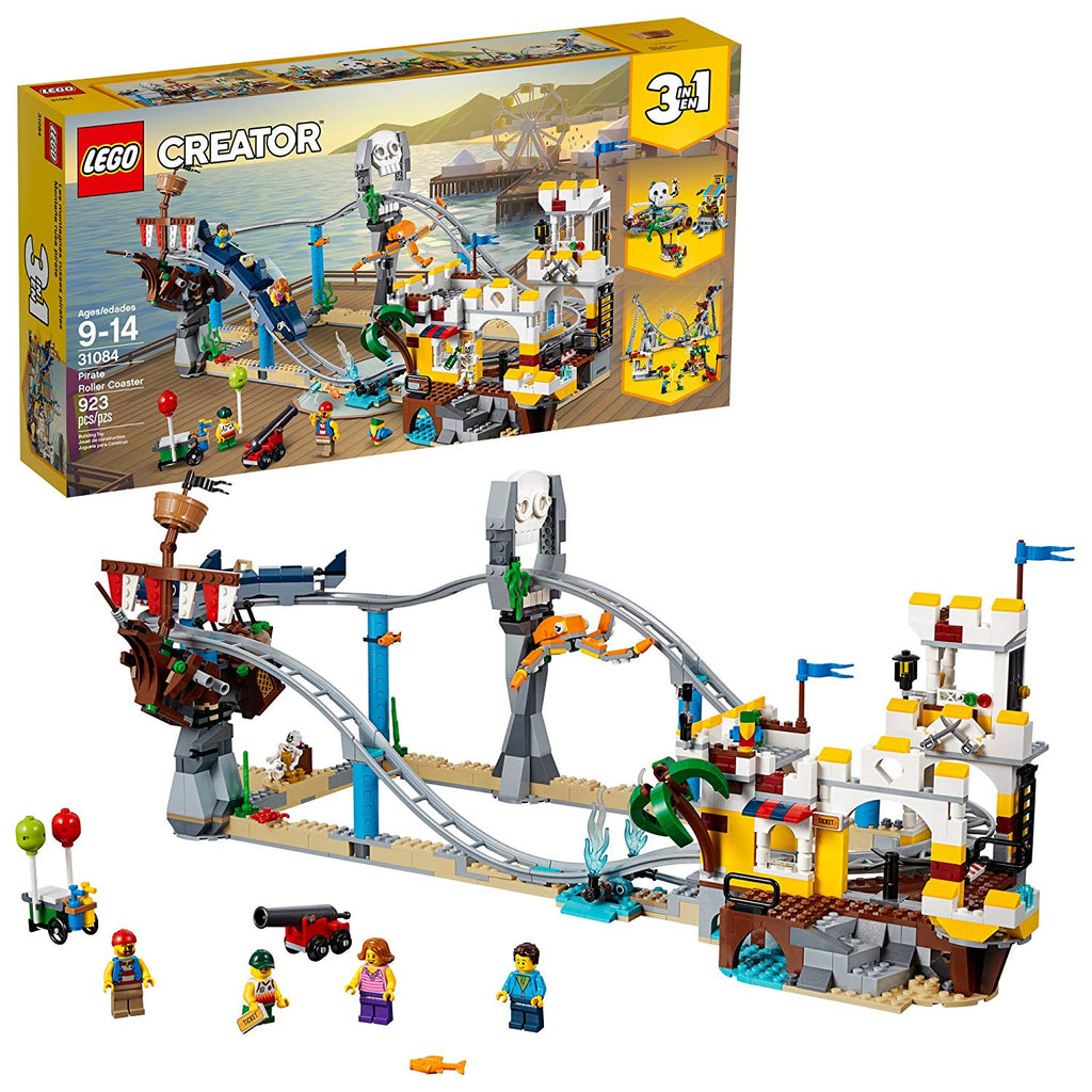 LEGO Creator 3in1 Pirate Roller Coaster 31084 Building Kit (923 Piece)