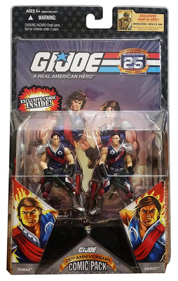 GI Joe 25th Anniversary - Comic 2-Packs: Tomax y Xamot