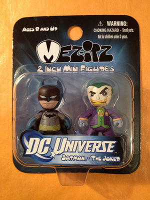 DC Universe - Batman & The Joker Mini Mez-itz Vinyl Figure 2-pack por Mezco Toyz