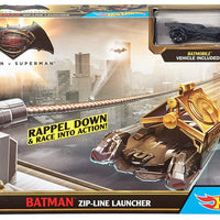 Hot Wheels Batman v Superman El Amanecer de la Justicia Batman Zipline Launcher Trackset