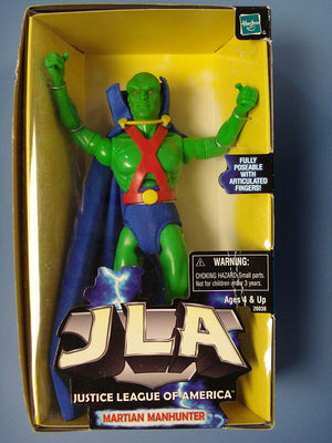 JLA Martian Manhunter 9" Figure 1999 Hasbro