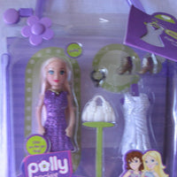 Polly Pocket Fabtastic Fashions Polly Purple Sparking Dress