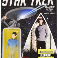 Star Trek: The Original Series Beaming Spock ReAction Figura de acción retro de 3 3/4 pulgadas - Edición limitada