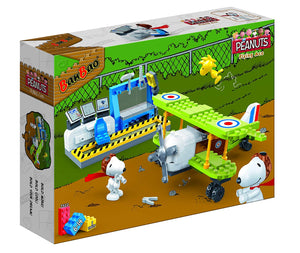 Peanuts - Flying Ace  Green Plane Building Set by Ban Bao
