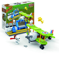 Peanuts - Flying Ace  Green Plane Building Set by Ban Bao