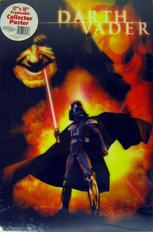 Star Wars - Póster lenticular de Darth Vader de 12" x 18" de Vivid Vision