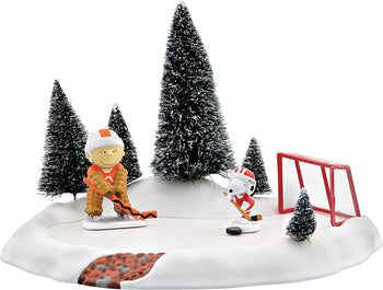 Peanuts - Snoopy Shoots Animated Skating Accessory by Enesco D56