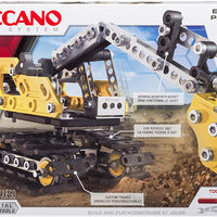 ERECTOR - Excavator and Bulldozer 2 in 1 Building set by Meccano