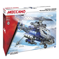 Meccano Tactical Copter Model Building Set, 374 Pieces, For Ages 10+, STEM Construction Education Toy