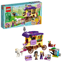 LEGO 6213314 Disney Princess Rapunzel's Traveling Caravan 41157 Building Kit (323 Piece), 5 x 3 x 5, Assorted