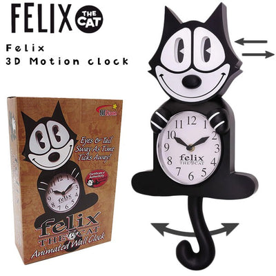 Felix The Cat - 3D Motion Animated Wall Clock