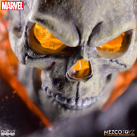 Ghost Rider - Ghost Rider One: 12 Collective The 6.5" Action Figure &amp; Hell Cycle Set de Mezco Toyz