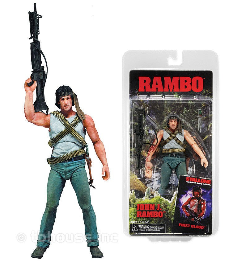 First Blood -  John J. Rambo Action Figure by NECA