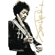Jimi Hendrix - Black and White Tin Sign