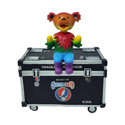 Grateful Dead - Oso bailarín con caja de escenario Bobble Buddy de Kollectico 