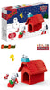 Peanuts - Snoopy & Woodstock Christmas Doghouse Building Set by Ban Bao