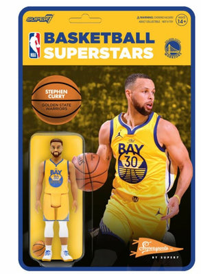 NBA - Stephen Curry Golden State Warriors (Jersey amarillo) Reaction 3 3/4
