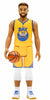 NBA - Stephen Curry Golden State Warriors (Jersey amarillo) Reaction 3 3/4" Figura de acción de Super 7