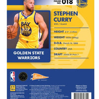 NBA - Stephen Curry Golden State Warriors (Jersey amarillo) Reaction 3 3/4" Figura de acción de Super 7