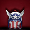 Mochila Marvel - Falcon &amp; Winter Soldier Capitán América de LOUNGEFLY 