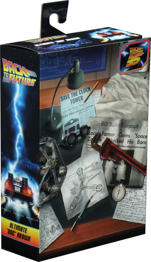 Back to the Future - Doc Brown Ultimate Action Figure by NECA