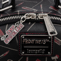 Friday the 13TH - Jason Mask Double Strap Backpack Bag by LOUNGEFLY