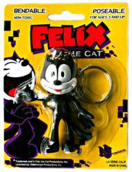 Felix The Cat -   Bendable Poseable Figure w/ Keychain