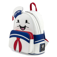Ghostbusters - Stay Puft Double Strap Shoulder Mini Backpack by LOUNGEFLY