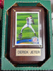 MLB - Derek Jeter NY Yankees Sports Card on Wooden Plaque