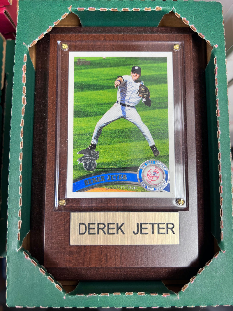 2024 Derek Jeter Card and plaque signed