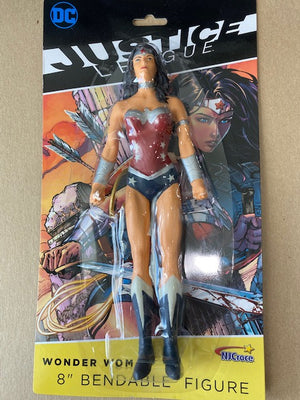 Liga de la Justicia - Figura flexible de Wonder Woman de 8 pulgadas
