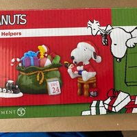 Peanuts - Santa's Helpers Figurines Set of 3 in Box by Enesco D56