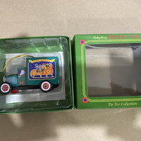 Camión de reparto - Adorno de camión de reparto de juguete Tin Penny