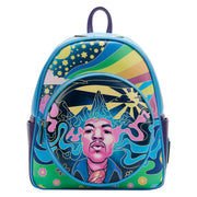 Jimi Hendrix - Psychedelic Glow Landscape Zip Mini Backpack by LOUNGEFLY