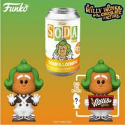 Willy Wonka - Figura de vinilo Oompa Loompa en lata de SODA de Funko