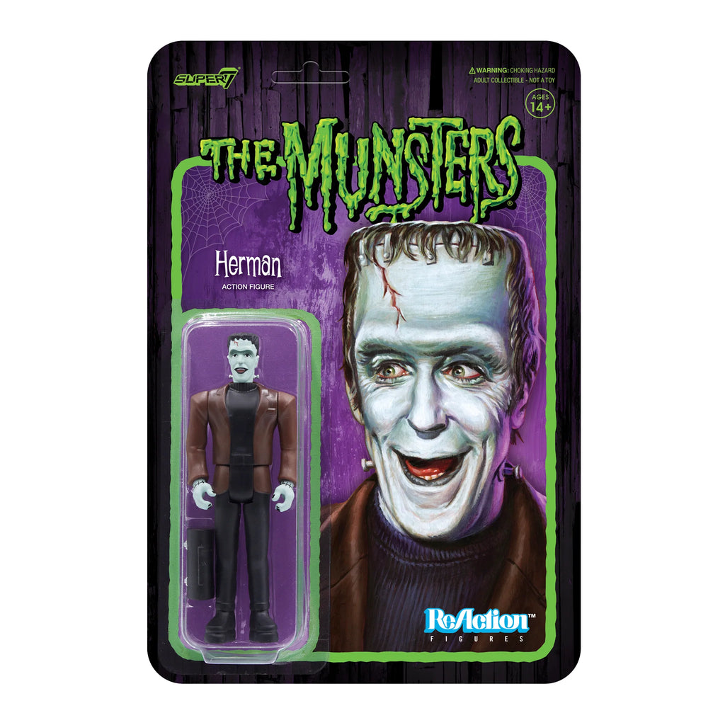 Munsters - HERMAN Munster ReAction 3 3/4-Inch Retro Action Figures by Super 7