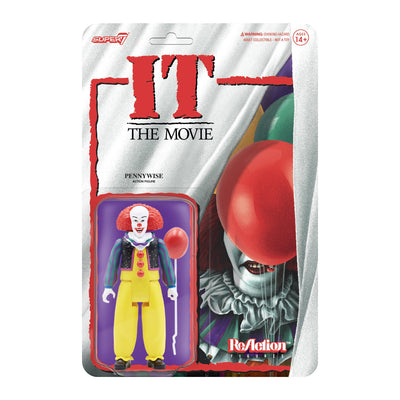 IT The Movie - Figura de reacción de PENNYWISE the Clown de 3 3/4