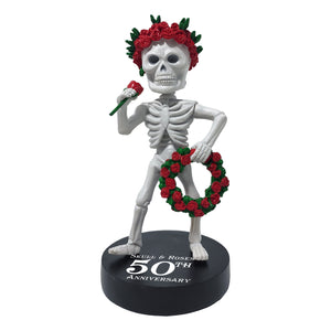 Grateful Dead - Skull & Roses 50th Anniversary Bobble by Kollectico